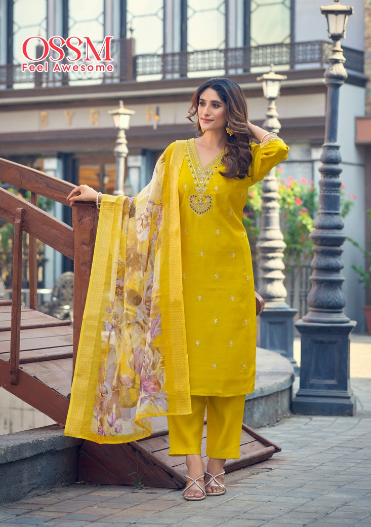 Ossm Nusrat Vol 2 Embroidery Salwar Kameez Catalog collection 5