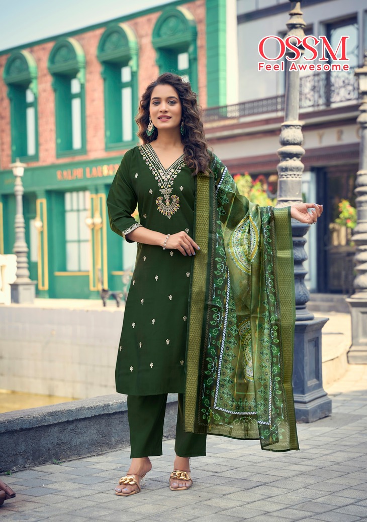 Ossm Nusrat Vol 2 Embroidery Salwar Kameez Catalog collection 1