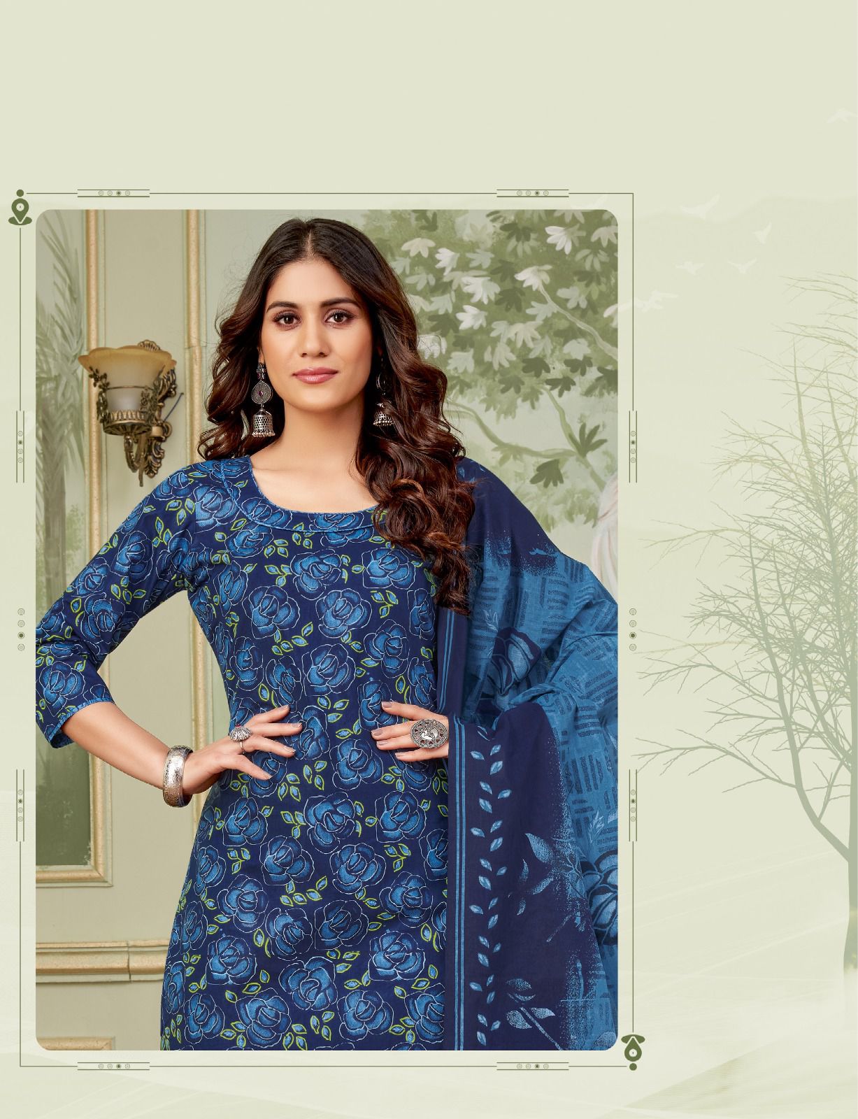 Balaji Kumkum Vol 36 Cotton Salwar Kameez Catalog collection 6