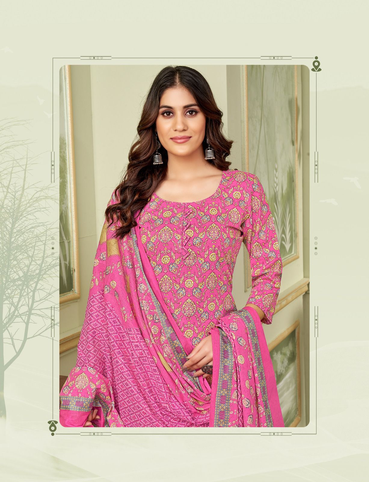 Balaji Kumkum Vol 36 Cotton Salwar Kameez Catalog collection 16