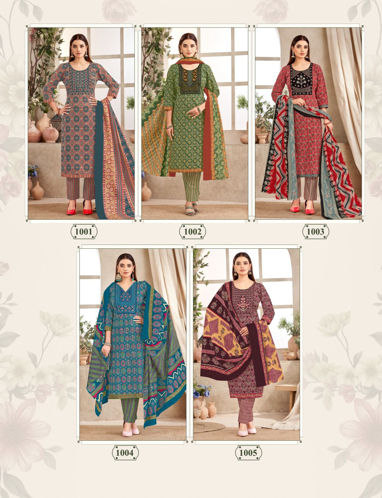 Balaji Ajrakh Printed Salwar Kameez Catalog collection 4