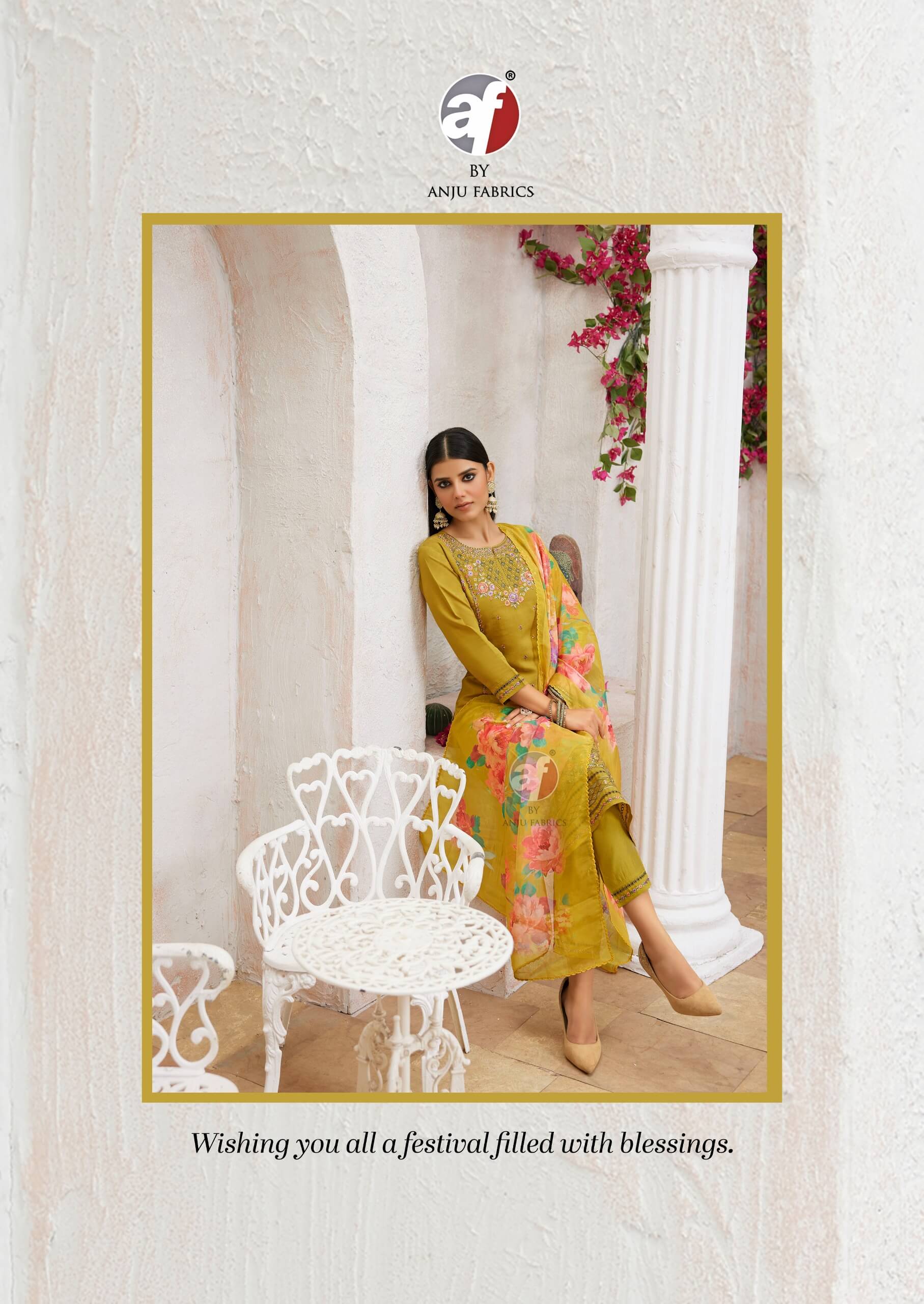 Anju Fabrics Sayara Vol 2 Embroidery Salwar Kameez Catalog collection 9