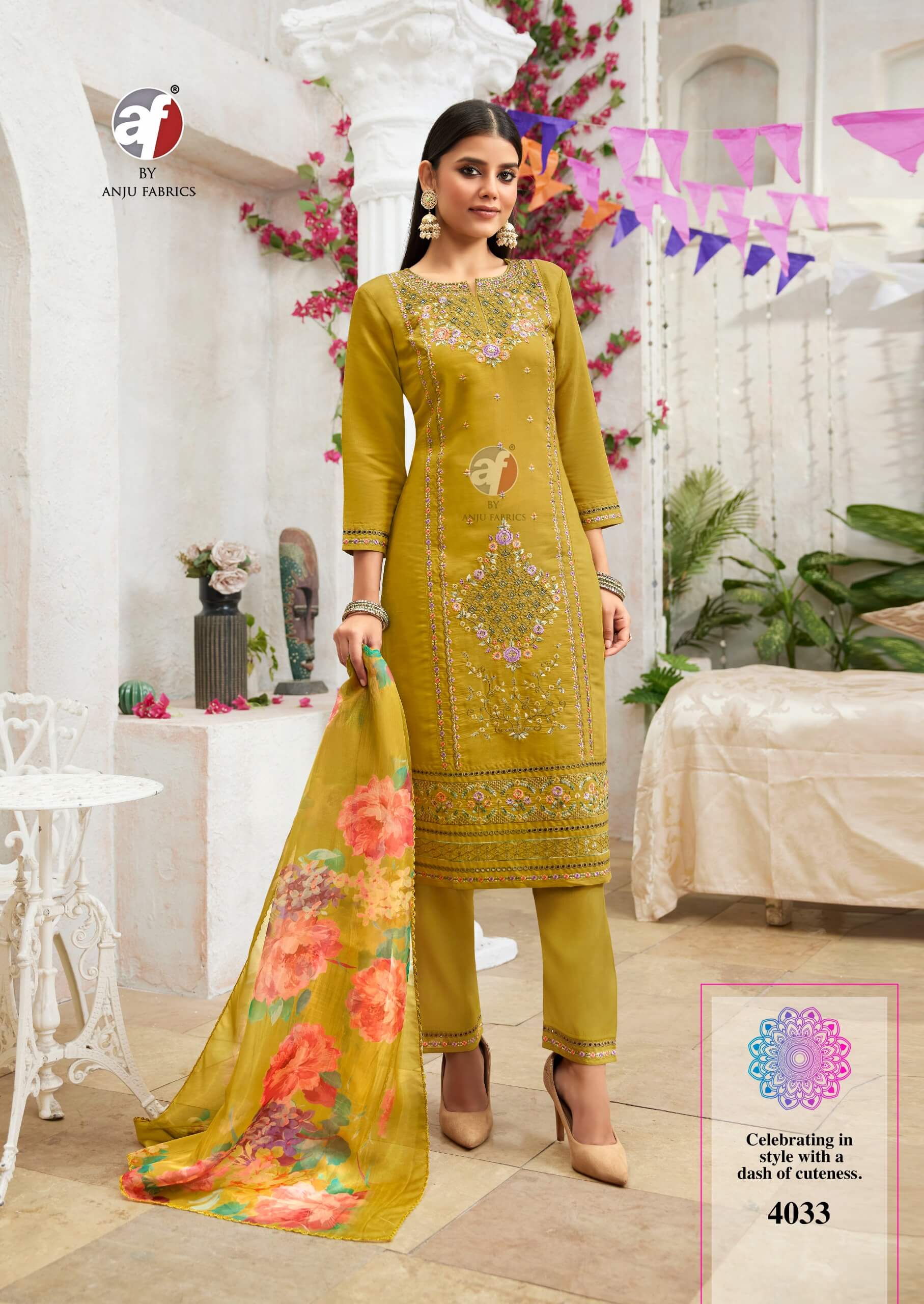 Anju Fabrics Sayara Vol 2 Embroidery Salwar Kameez Catalog collection 8