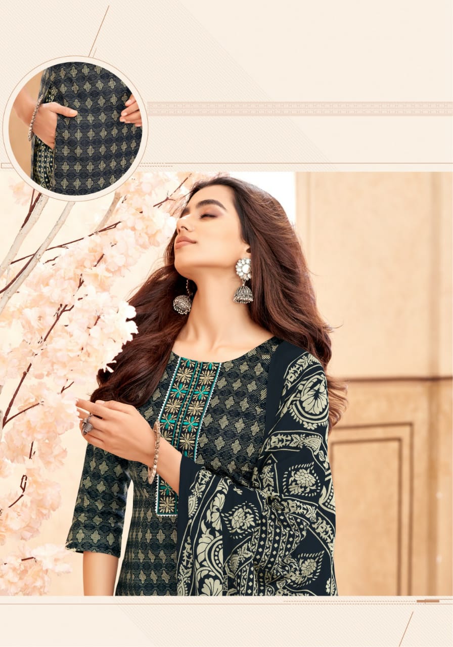 Mayur Creation Anushree Cotton Salwar Kameez Catalog collection 7