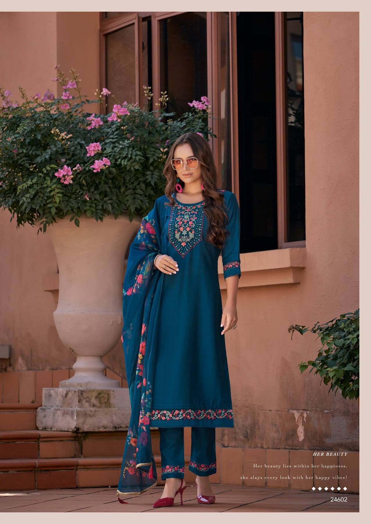 Lily and Lali Srivalli Vol 2 Embroidery Salwar Kameez Catalog collection 1