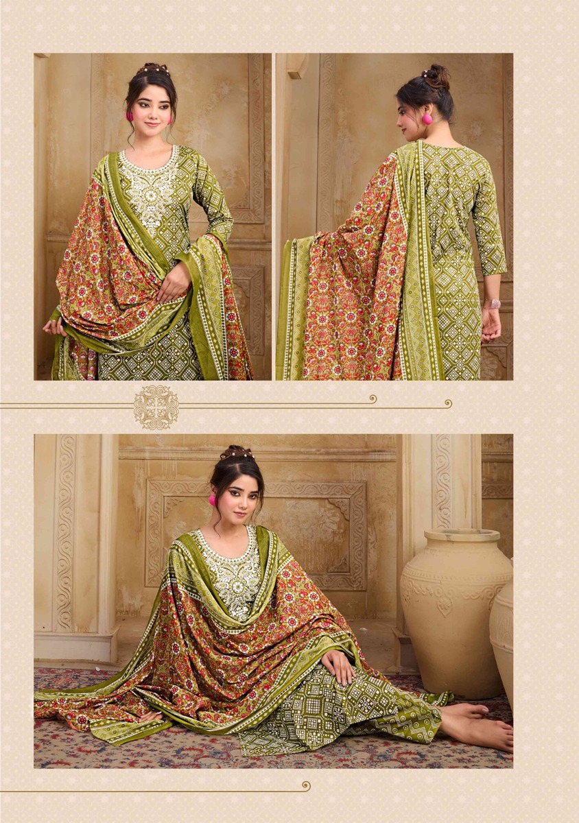 Rangmaya Cotton Bandhani Cotton Salwar Kameez Catalog collection 3