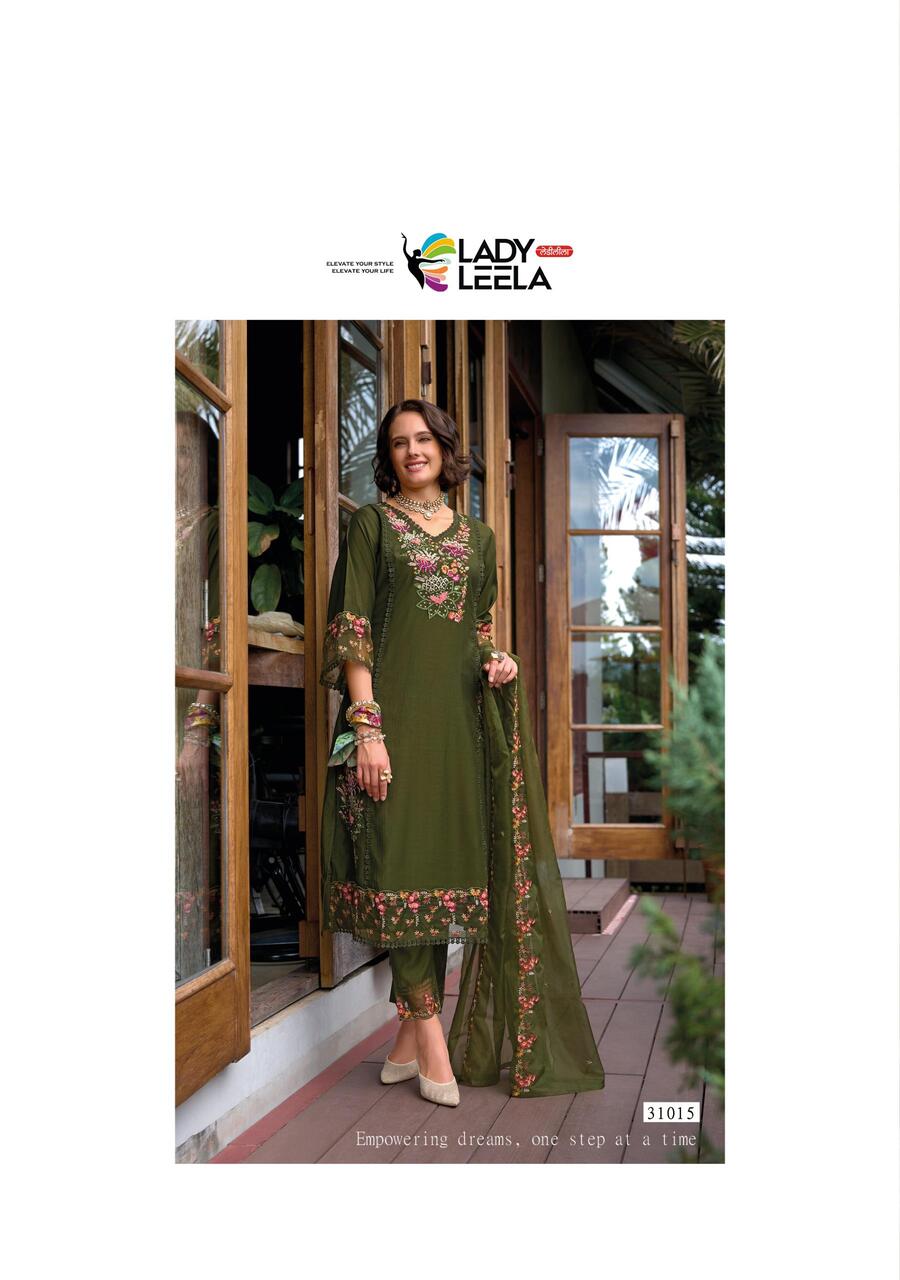 Lady Leela Shiddat Vol 4 Embroidery Salwar Kameez Catalog collection 7