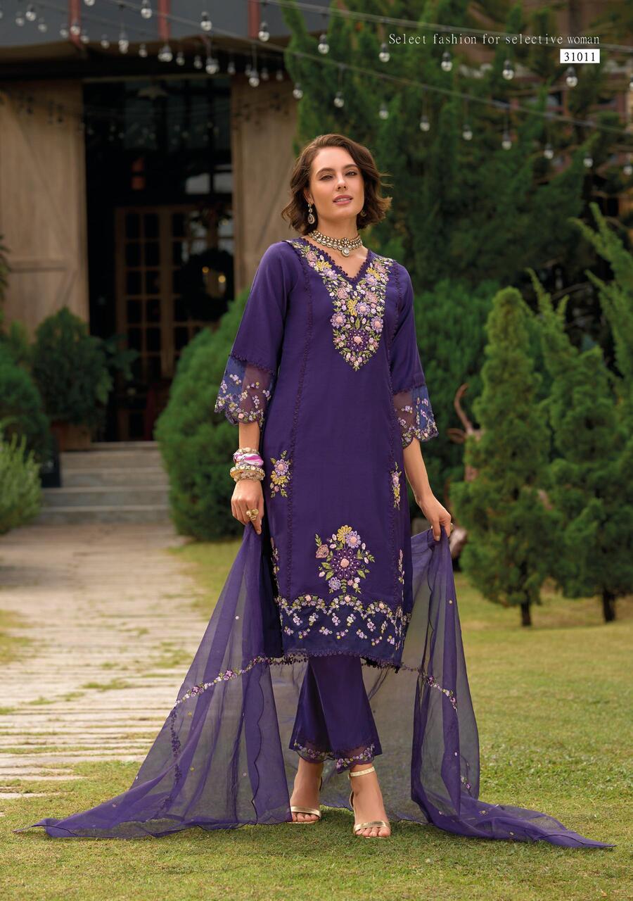 Lady Leela Shiddat Vol 4 Embroidery Salwar Kameez Catalog collection 4