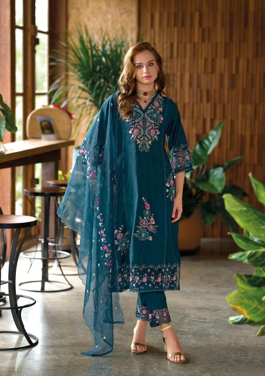 Lady Leela Shiddat Vol 4 Embroidery Salwar Kameez Catalog collection 13