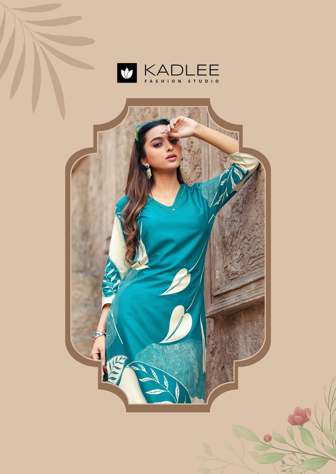 Kadlee Rangoli Kurtis With Bottom Catalog collection 7