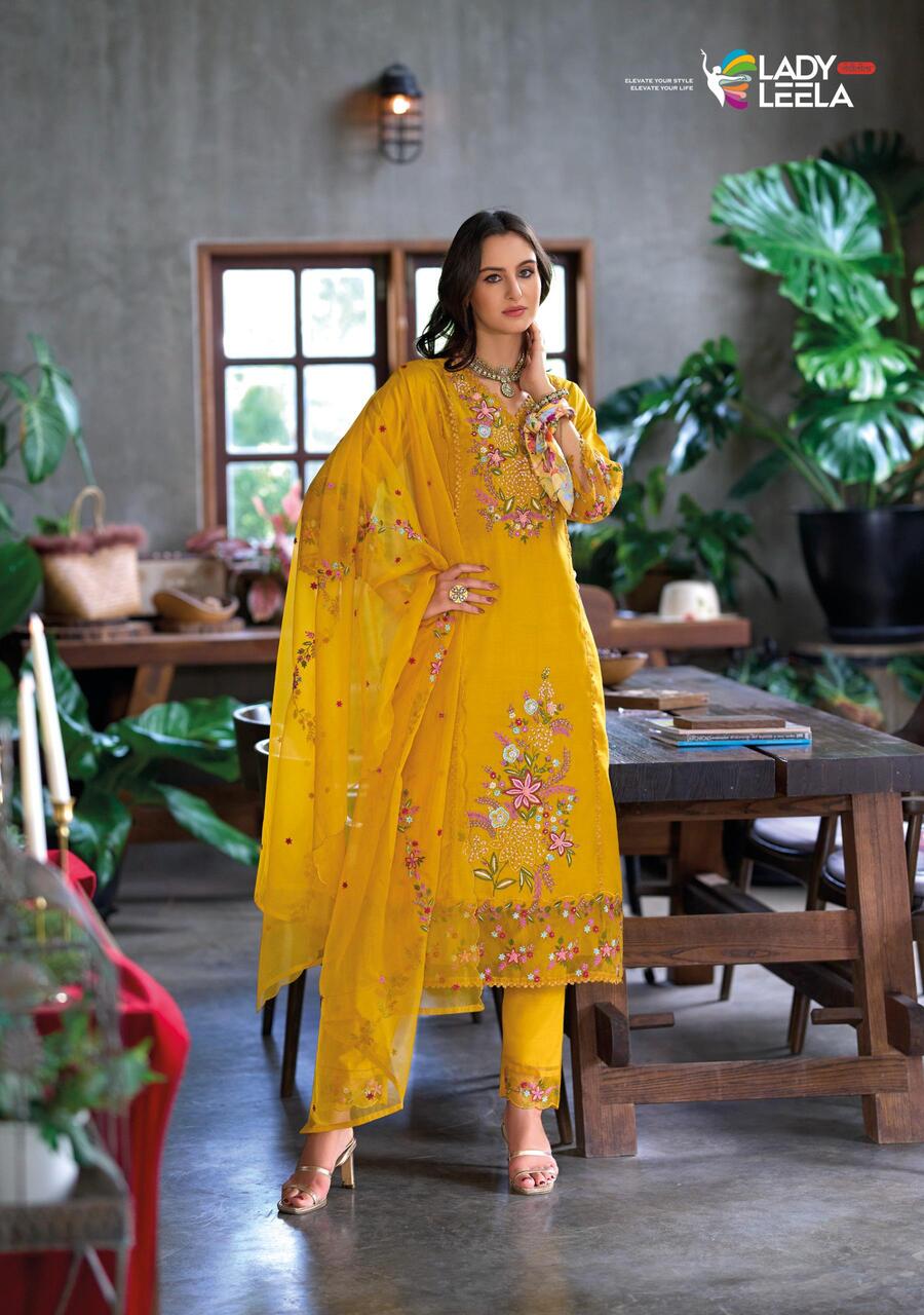 Lady Leela Shiddat Vol 4 Embroidery Salwar Kameez Catalog collection 14