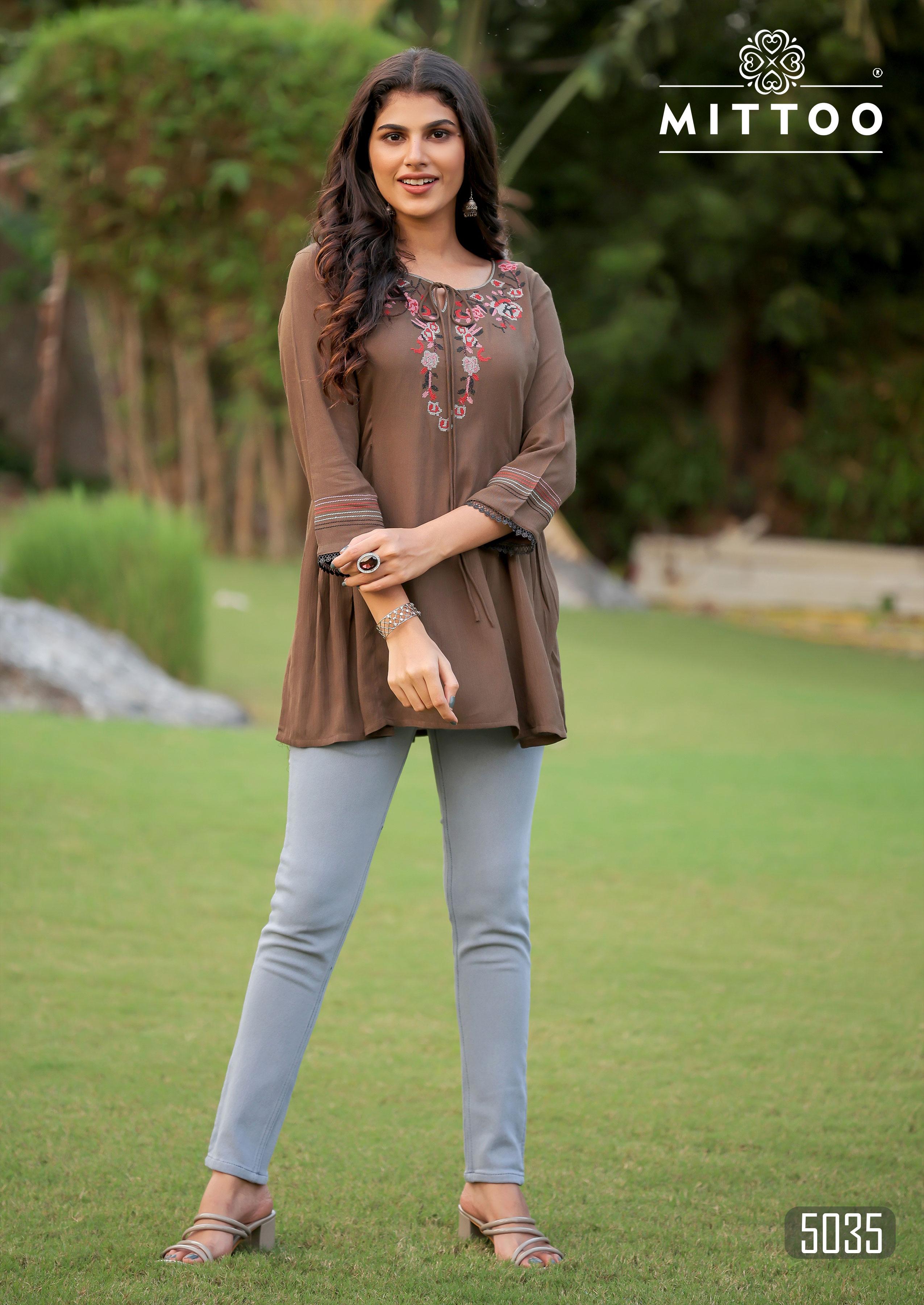 Mittoo Kurti Victoria Vol 7 Rayon Kurti Catalog collection 1