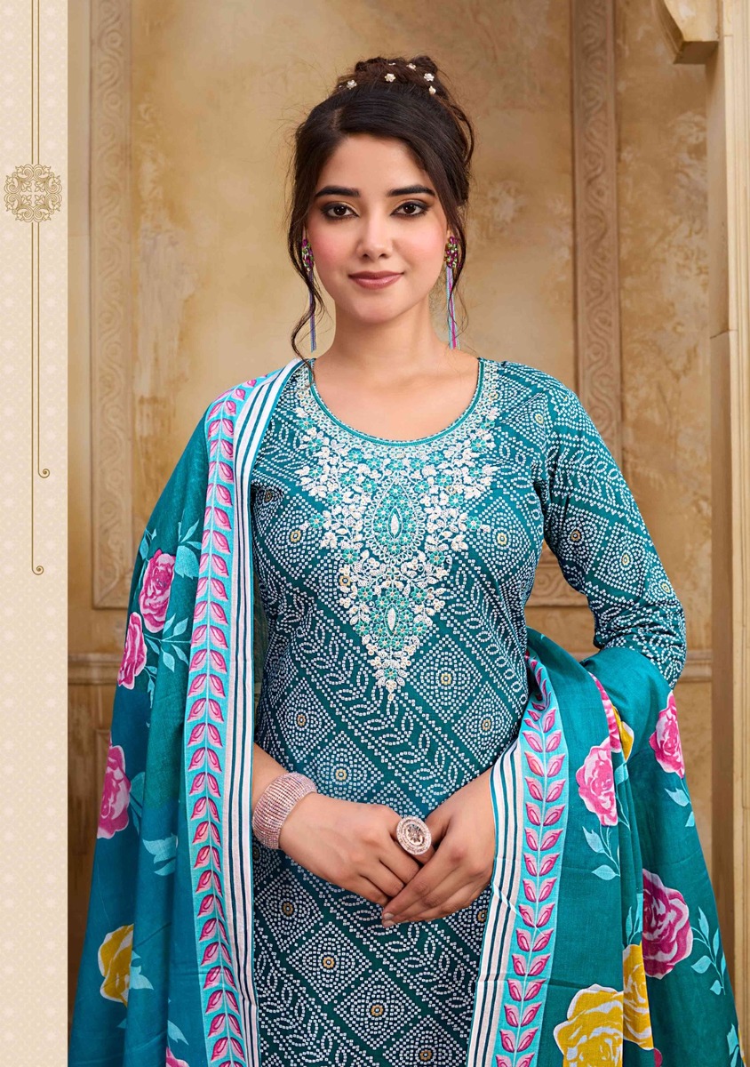 Rangmaya Cotton Bandhani Cotton Salwar Kameez Catalog collection 2