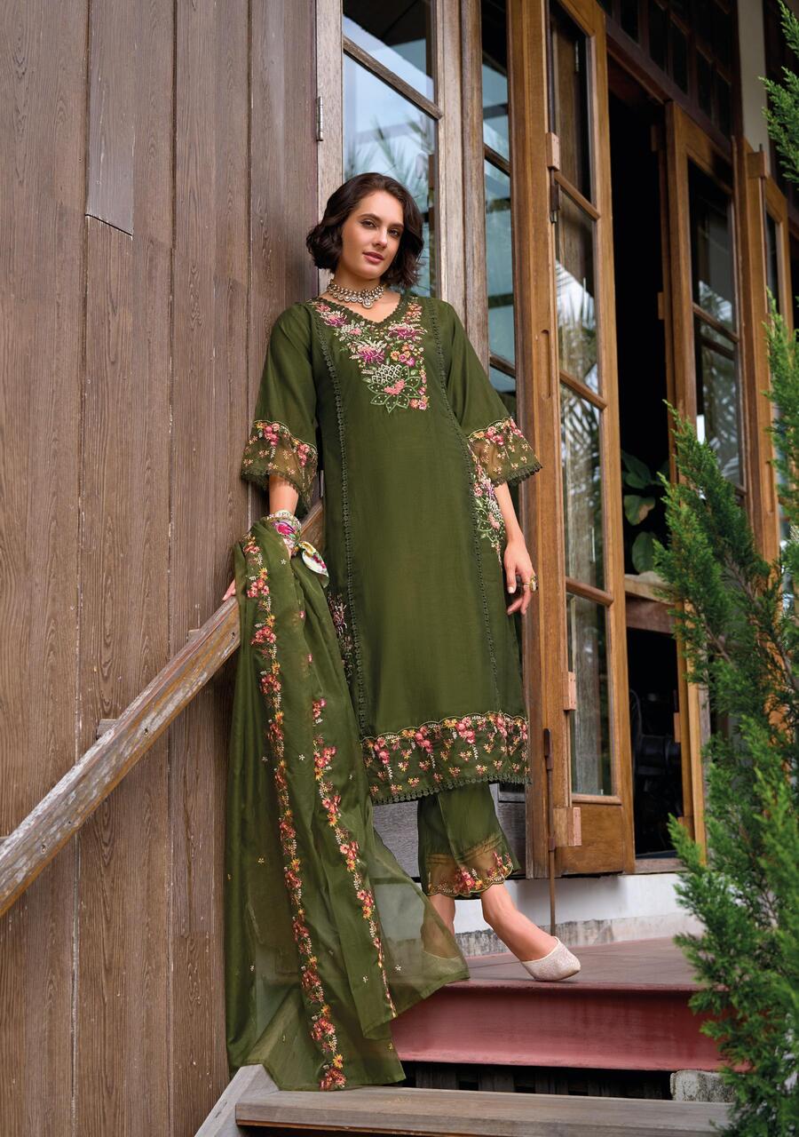 Lady Leela Shiddat Vol 4 Embroidery Salwar Kameez Catalog collection 9