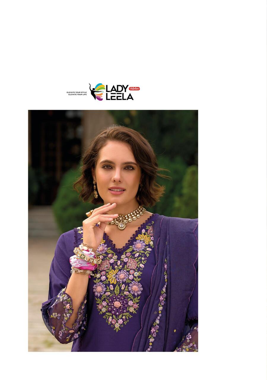 Lady Leela Shiddat Vol 4 Embroidery Salwar Kameez Catalog collection 3