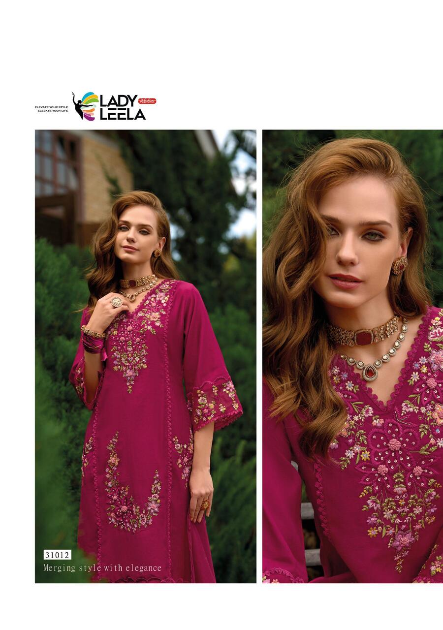 Lady Leela Shiddat Vol 4 Embroidery Salwar Kameez Catalog collection 18