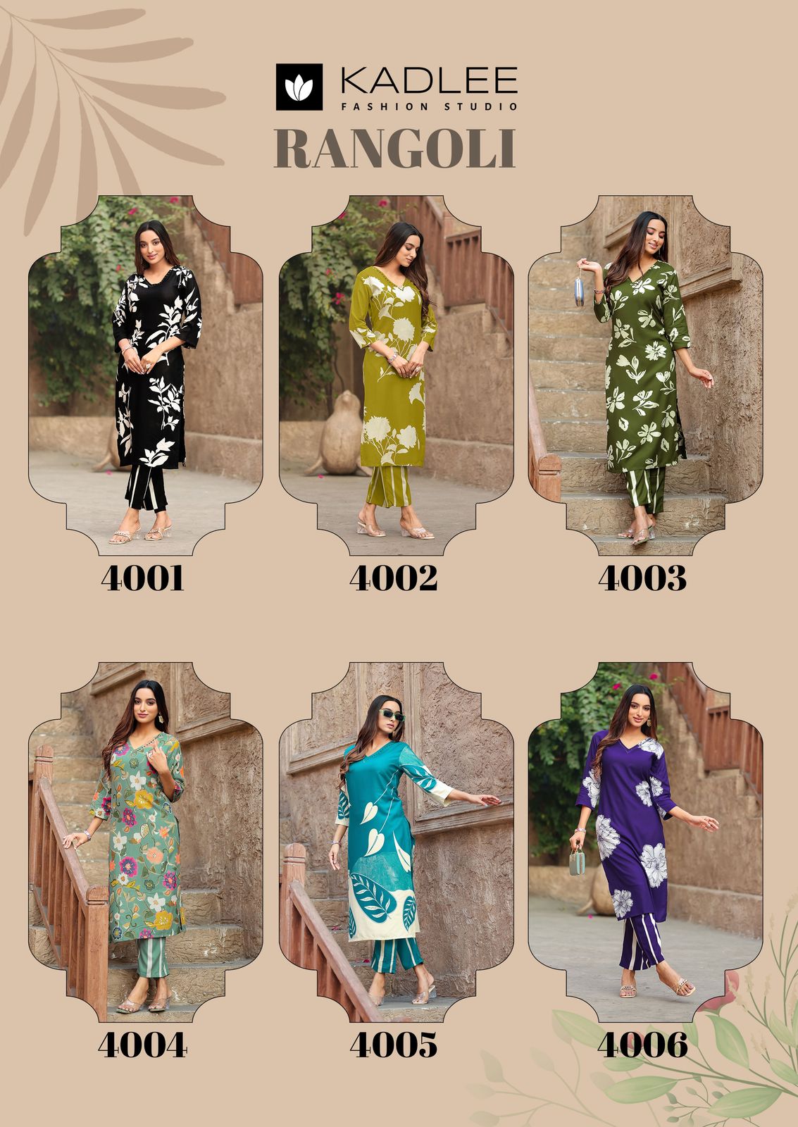 Kadlee Rangoli Kurtis With Bottom Catalog collection 3