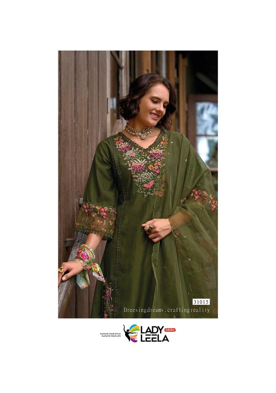 Lady Leela Shiddat Vol 4 Embroidery Salwar Kameez Catalog collection 8