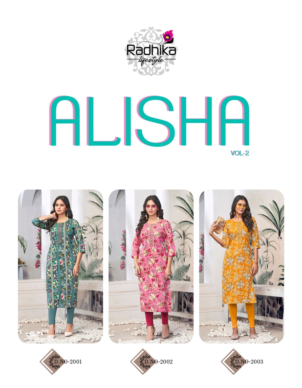 Radhika Lifestyle Alisha Vol 2 Kurtis Below 300 Catalog collection 6