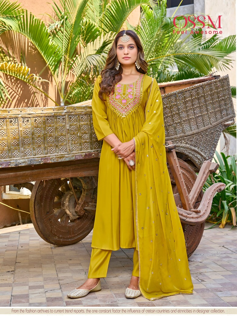 Ossm Rutbaa Embroidery Salwar Kameez Catalog collection 5