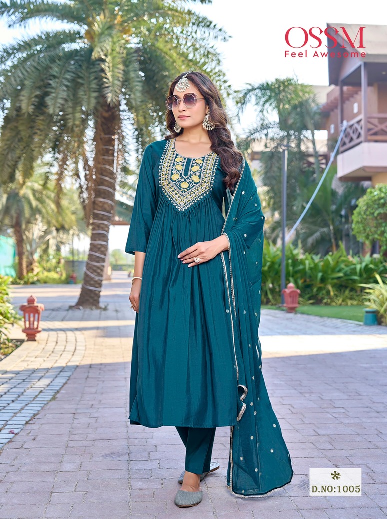 Ossm Rutbaa Embroidery Salwar Kameez Catalog collection 2