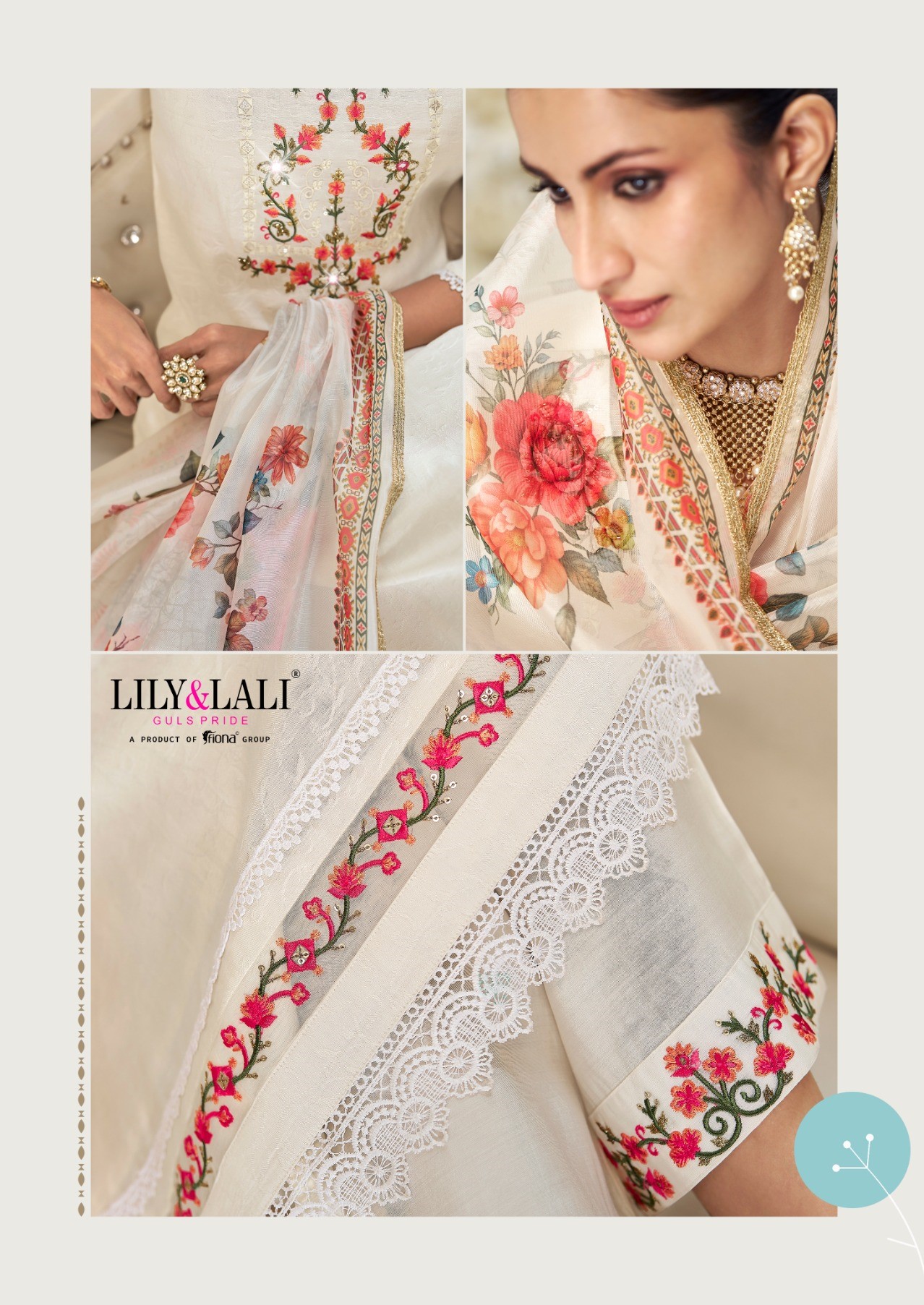 Lily and Lali Mishka Kurti Palazzo Dupatta Catalog collection 6