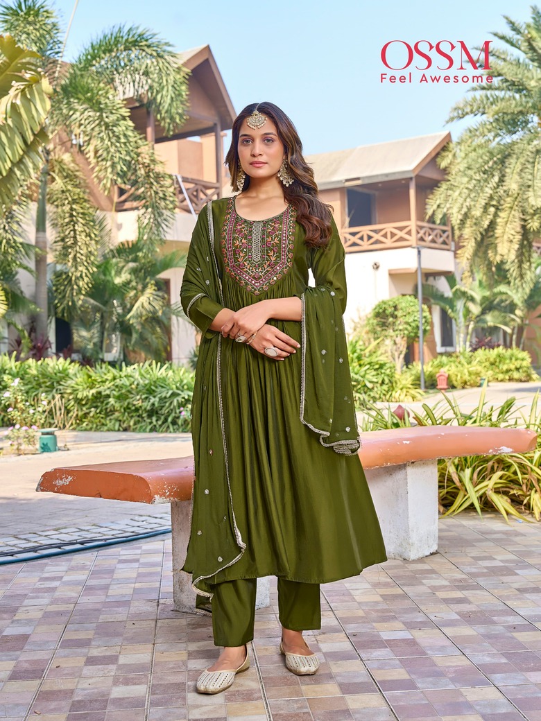 Ossm Rutbaa Embroidery Salwar Kameez Catalog collection 3