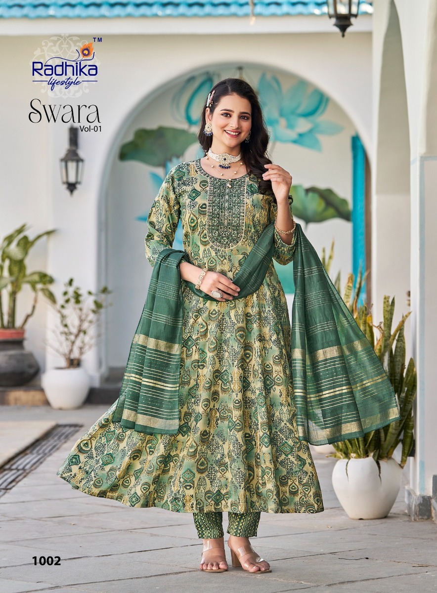 Radhika Lifestyle Swara Anarkali Suits Catalog at Wholesale Rate collection 8