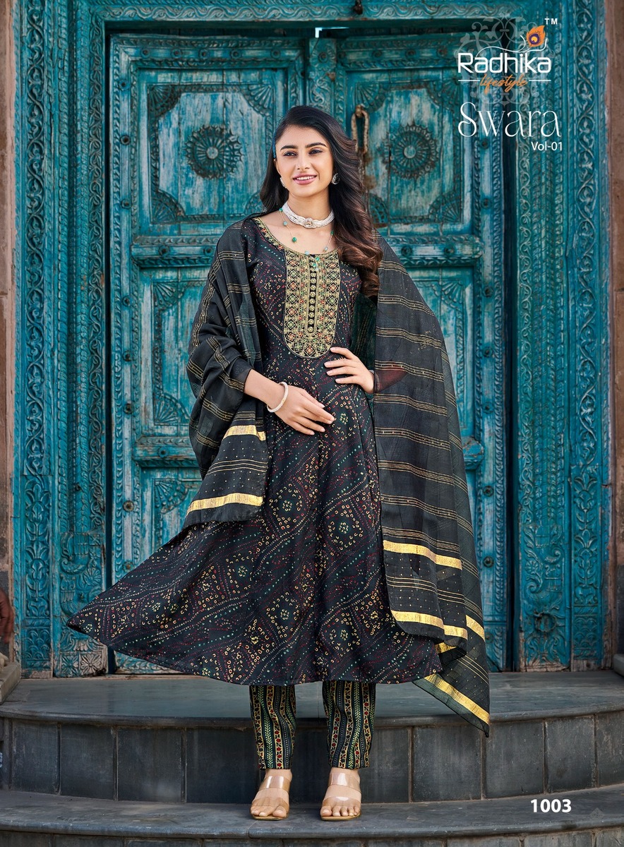 Radhika Lifestyle Swara Anarkali Suits Catalog at Wholesale Rate collection 5