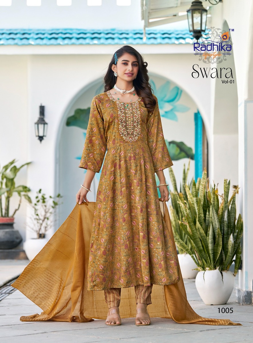 Radhika Lifestyle Swara Anarkali Suits Catalog at Wholesale Rate collection 13