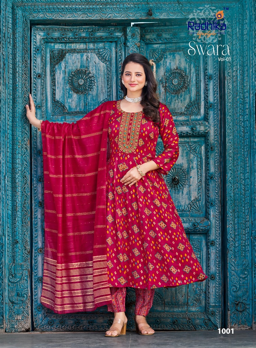 Radhika Lifestyle Swara Anarkali Suits Catalog at Wholesale Rate collection 7