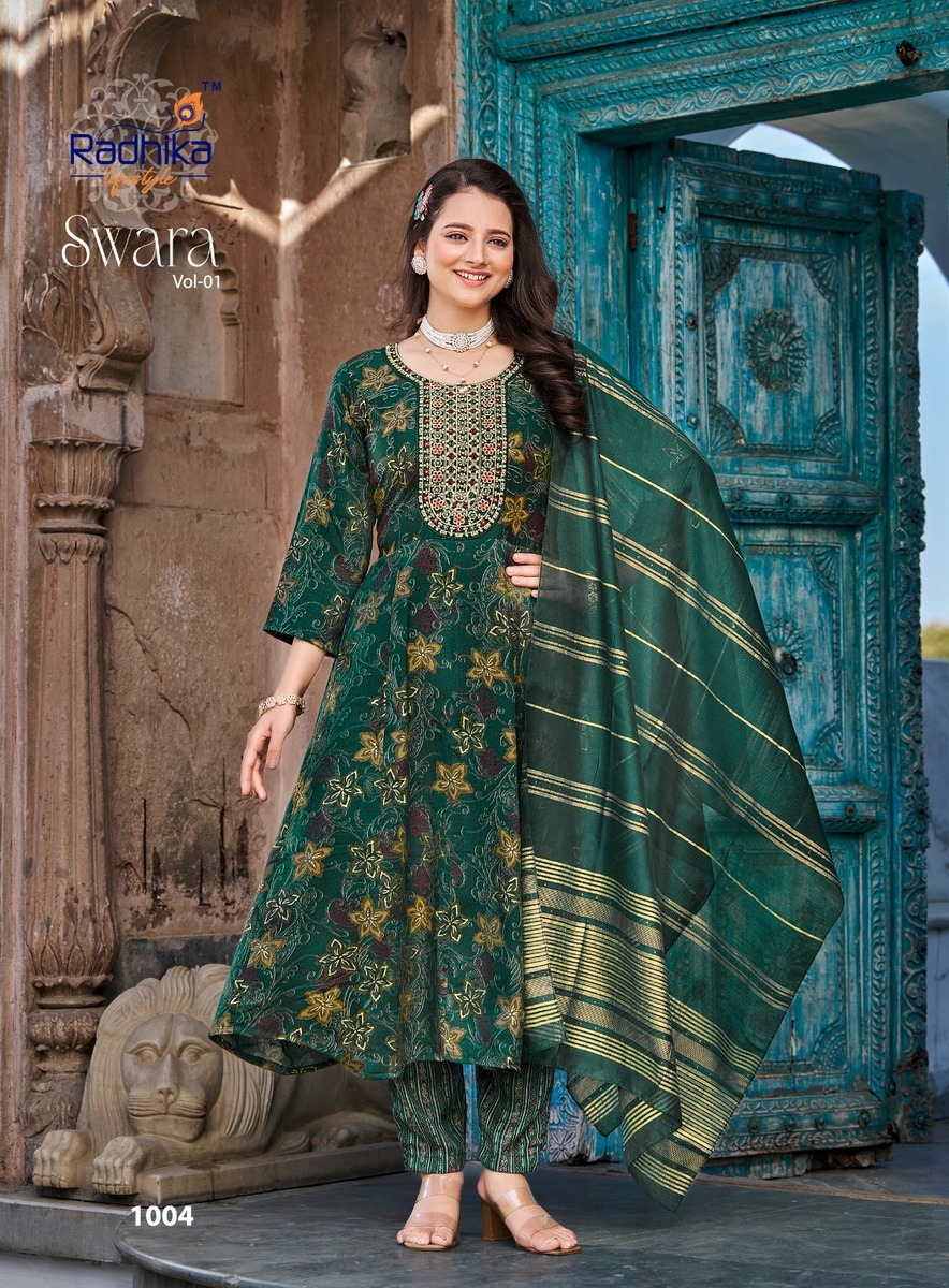 Radhika Lifestyle Swara Anarkali Suits Catalog at Wholesale Rate collection 12