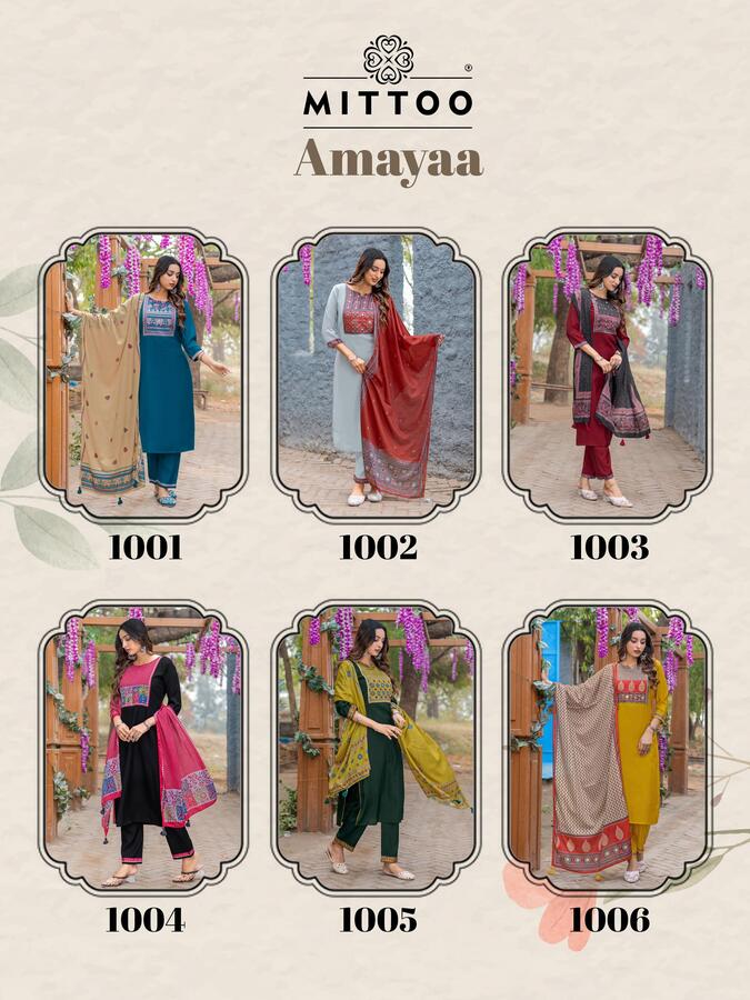 Mittoo Kurti Amaya Readymade Dress Catalog collection 10