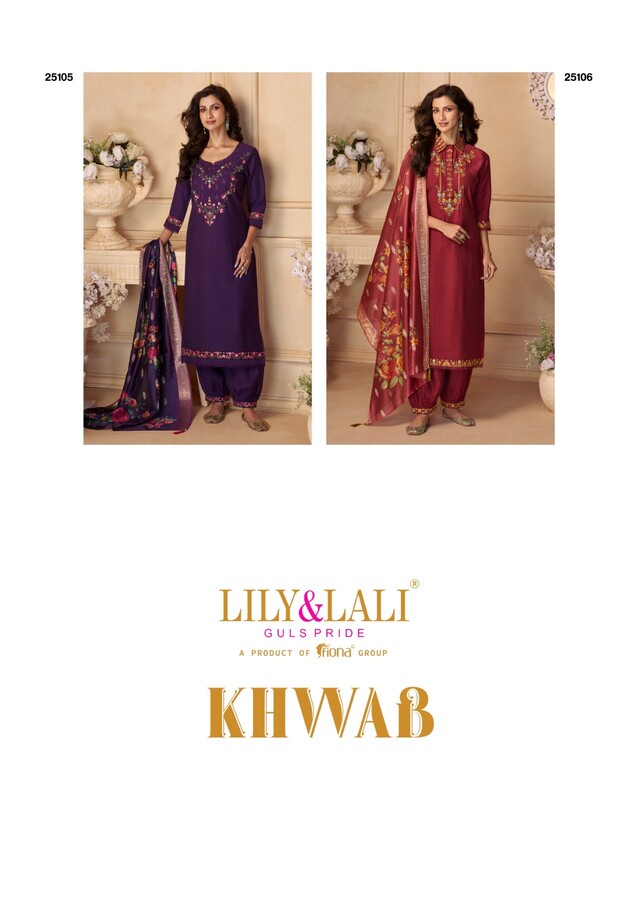 Lily And Lali Khwab Readymade Dress Catalog collection 1