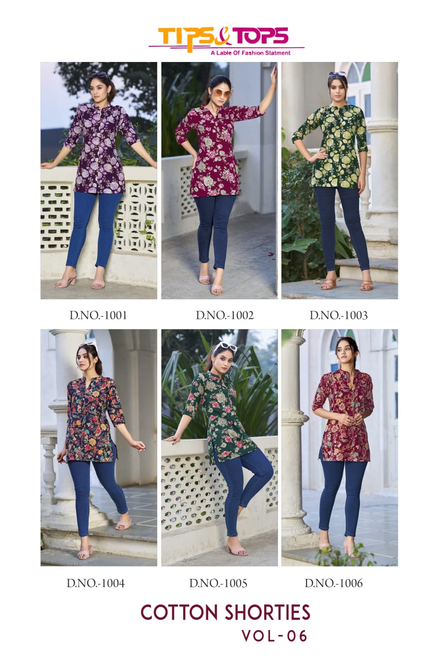 Tips And Tops Cotton Shorties Vol 6 Ladies Tops Catalog collection 7