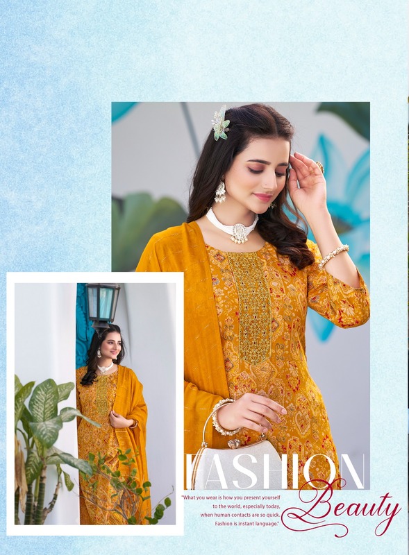 Radhika Lifestyle Seerat Vol 10 Printed Salwar Kameez Catalog collection 3