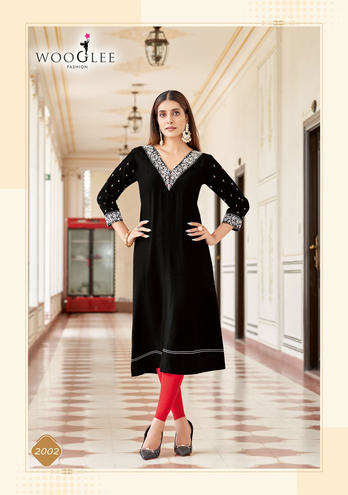 Wooglee Fashion Veera Rayon Kurti Catalog collection 4