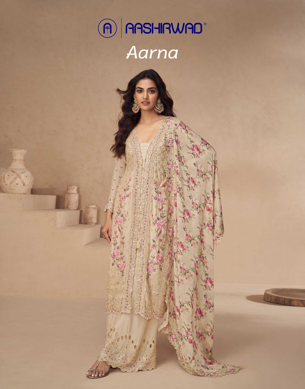 Aashirvad Creation Aarna Designer Salwar Suits Catalog collection 3